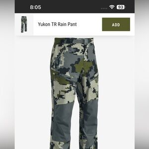 KUIU Yukon TR Camouflage Pants
Smoke Free | Pet Free Home